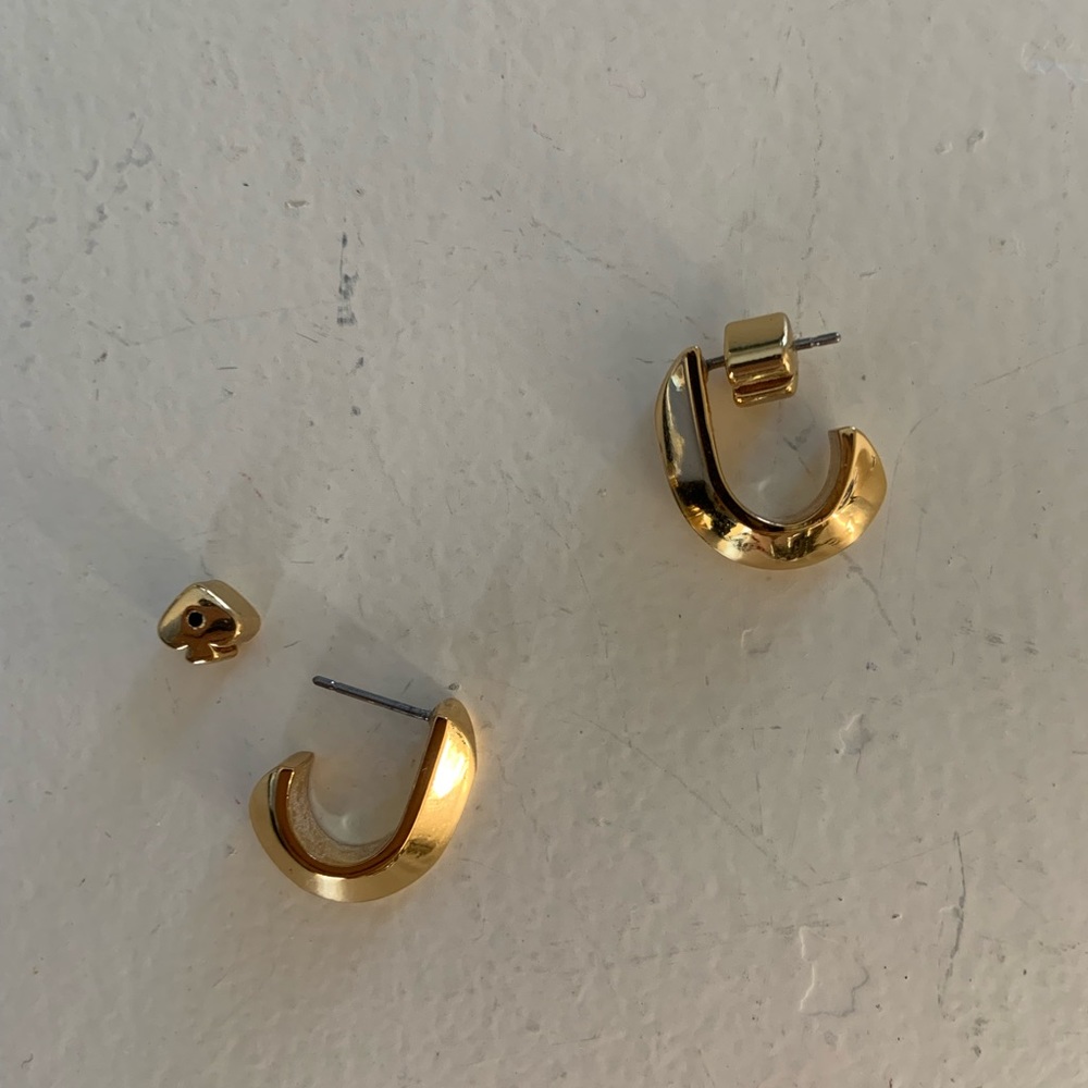 Kate spade gold earrings